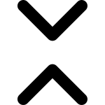 Navigation, Expand, Arrows, Less, Unfold Icon SVG Icon